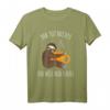 Herren Kaffee T-Shirt mit Faultier Motiv - Lustiges Geschenk für Kaffeeliebhaber & Morgenmuffel für Arbeit & Büro