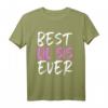 Best Lil Sis Ever Family Funny Little Sister T-Shirt  Humorvolles Geschenk für Geschwister, Trendiges Shirt mit Spruch