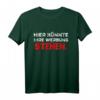 Hier könnte Ihre Werbung stehen - Personalisierbares T-Shirt mit deutschem Text, klassischer Schnitt & doppeltem Saum für Markenpromotion