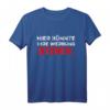 Hier könnte Ihre Werbung stehen - Personalisierbares T-Shirt mit deutschem Text, klassischer Schnitt & doppeltem Saum für Markenpromotion