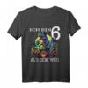 Ich Bin 6 Aus Dem Weg Dino Monstertruck T-Shirt - Perfektes Geburtstagsgeschenk für Jungen zum 6. Geburtstag