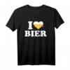 Ich liebe Bier T-Shirt  Lustiges Bier Geschenk für Studenten und Bierfans, Klassisch geschnitten, doppelt genähter Saum