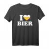 Ich liebe Bier T-Shirt  Lustiges Bier Geschenk für Studenten und Bierfans, Klassisch geschnitten, doppelt genähter Saum