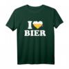 Ich liebe Bier T-Shirt  Lustiges Bier Geschenk für Studenten und Bierfans, Klassisch geschnitten, doppelt genähter Saum