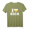 Ich liebe Bier T-Shirt  Lustiges Bier Geschenk für Studenten und Bierfans, Klassisch geschnitten, doppelt genähter Saum
