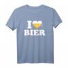 Ich liebe Bier T-Shirt  Lustiges Bier Geschenk für Studenten und Bierfans, Klassisch geschnitten, doppelt genähter Saum