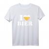 Ich liebe Bier T-Shirt  Lustiges Bier Geschenk für Studenten und Bierfans, Klassisch geschnitten, doppelt genähter Saum