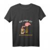 Damen Party T-Shirt mit Spruch 'Die Lage Ist Besäufniserregend' - Lustiges Flamingo Saufen Geschenk für Junggesellinnenabschied & Mallorca