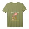 Damen Party T-Shirt mit Spruch 'Die Lage Ist Besäufniserregend' - Lustiges Flamingo Saufen Geschenk für Junggesellinnenabschied & Mallorca