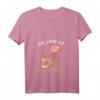 Damen Party T-Shirt mit Spruch 'Die Lage Ist Besäufniserregend' - Lustiges Flamingo Saufen Geschenk für Junggesellinnenabschied & Mallorca