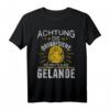Lustiges Baustellen T-Shirt mit 'Die Bauaufsicht betritt das Gelände' - Perfektes Geschenk für Bauarbeiter & Bauleiter