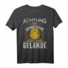 Lustiges Baustellen T-Shirt mit 'Die Bauaufsicht betritt das Gelände' - Perfektes Geschenk für Bauarbeiter & Bauleiter
