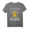 Lustiges Baustellen T-Shirt mit 'Die Bauaufsicht betritt das Gelände' - Perfektes Geschenk für Bauarbeiter & Bauleiter