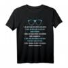 Bevor du fragst Spruch für Brillenverkäufer und Augenoptiker T-Shirt  Humorvolles Geschenk für Augenoptiker und Ausbildung Absolventen