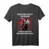 Beruflich wollte ich schon immer was mit Menschen machen T-Shirt  Lustiges schwarzhumoriges Design für Lehrer, Erzieher & Witzbolde zu Halloween, Geburtstag & Arbeit