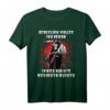 Beruflich wollte ich schon immer was mit Menschen machen T-Shirt  Lustiges schwarzhumoriges Design für Lehrer, Erzieher & Witzbolde zu Halloween, Geburtstag & Arbeit