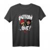 HapBunny Mellow Out! Smoking Cartoon Faces T-Shirt  Lustiges Weed & Vintage Retro T-Shirt für Männer und Frauen