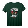 HapBunny Mellow Out! Smoking Cartoon Faces T-Shirt  Lustiges Weed & Vintage Retro T-Shirt für Männer und Frauen