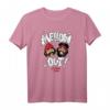 HapBunny Mellow Out! Smoking Cartoon Faces T-Shirt  Lustiges Weed & Vintage Retro T-Shirt für Männer und Frauen