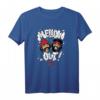 HapBunny Mellow Out! Smoking Cartoon Faces T-Shirt  Lustiges Weed & Vintage Retro T-Shirt für Männer und Frauen