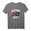 HapBunny Mellow Out! Smoking Cartoon Faces T-Shirt  Lustiges Weed & Vintage Retro T-Shirt für Männer und Frauen