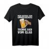 Lustiges Bier T-Shirt für Bierliebhaberinnen & Bierliebhaber  JGA Outfit, Bier Spruch & Party Shirt für Männer & Frauen