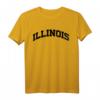 Illinois Geschenk T-Shirt mit College, Universität & Sport Design  Perfektes Souvenir und Geschenkidee für Stadt- und Staatliebhaber