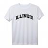 Illinois Geschenk T-Shirt mit College, Universität & Sport Design  Perfektes Souvenir und Geschenkidee für Stadt- und Staatliebhaber