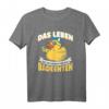 Das Leben Ist Entspannter Mit Badeenten T-Shirt  Lustiges Enten Motiv für Entenbesitzer & Tierliebhaber als Geschenk