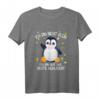 Ich bin nicht klein ich bin auf das beste reduziert - Lustiges Pinguin T-Shirt für Frauen, Geschenkidee zum Geburtstag & Weihnachten