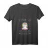 Damen T-Shirt mit V-Ausschnitt: Ich kam sah und hatte direkt keinen Bock - Lustiges Faulheit Motiv für Lehrer, Eltern, Kollegen & Faule