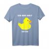 Enten T-Shirt - Lustiges Gummi Ente Motiv mit Spruch für Kinder, Männer & Frauen  Perfekt als Geschenk, Karneval & Fasching