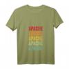 Damen Apache County Arizona Regenbogen-Textdesign T-Shirt mit V-Ausschnitt  Perfektes Geschenk für Heimatliebhaber