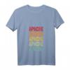 Damen Apache County Arizona Regenbogen-Textdesign T-Shirt mit V-Ausschnitt  Perfektes Geschenk für Heimatliebhaber