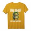 Ihr seid doch wieder ohne Aufsicht! Lustiges T-Shirt mit ironischem Katzen- und Frosch-Spruch  Perfektes Geschenk für Morgenmuffel, Schichtarbeiter & Humorliebhaber