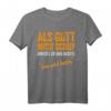 Als Gott mich schuf grinste er - Witziges Spruch T-Shirt für Geburtstage & Partys, originelles Geschenk für Freunde und Familie