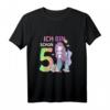 Kinder Ich bin schon 5. Geburtstag Meerjungfrau T-Shirt  Süßes Geburtstagsoutfit für Mädchen, perfekte Geschenkidee für kleine Meerjungfrauen