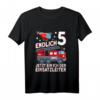 Kinder T-Shirt 'Endlich 5 Jetzt bin ich Einsatzleiter'  Cooles Feuerwehrdesign für Jungen und Mädchen, perfekt zum 5. Geburtstag