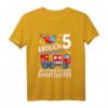 Kinder T-Shirt 'Endlich 5 Jetzt bin ich Einsatzleiter'  Cooles Feuerwehrdesign für Jungen und Mädchen, perfekt zum 5. Geburtstag