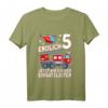 Kinder T-Shirt 'Endlich 5 Jetzt bin ich Einsatzleiter'  Cooles Feuerwehrdesign für Jungen und Mädchen, perfekt zum 5. Geburtstag