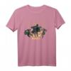 HapBunny Attack on Titan T-Shirt mit Drei Zeichen und gewölbtem Text - Lizenzierter Fanartikel für Anime und Manga Fans