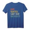 Ohne Manfred läuft hier gar nichts T-Shirt - Lustiges personalisiertes Spruchshirt für Weihnachten, Geburtstag, Vatertag & Muttertag