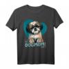 Shihtzuhund mit Herzdekoration - Best Dogmom T-Shirt für Hundeliebhaber, Muttertag & Geburtstagsgeschenk für Hundemütter und Rassefans