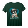 Shihtzuhund mit Herzdekoration - Best Dogmom T-Shirt für Hundeliebhaber, Muttertag & Geburtstagsgeschenk für Hundemütter und Rassefans