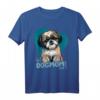 Shihtzuhund mit Herzdekoration - Best Dogmom T-Shirt für Hundeliebhaber, Muttertag & Geburtstagsgeschenk für Hundemütter und Rassefans