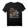 Lustiges Der Eckige muss ins Dreckige Quad T-Shirt  Perfektes Geschenk für Quadfahrer & Offroad-Enthusiasten
