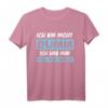 Ich bin nicht dumm! Ich hab nur Pech beim Denken - Lustiges Spruch T-Shirt für Männer und Frauen, perfekt als Geschenk zu Weihnachten oder Geburtstag
