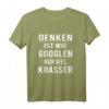 Denken Ist Wie Googeln Nur Viel Krasser Nerd T-Shirt  Witziges IT & Programmierer Statement für Kollegen, Freunde & Familie