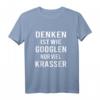 Denken Ist Wie Googeln Nur Viel Krasser Nerd T-Shirt  Witziges IT & Programmierer Statement für Kollegen, Freunde & Familie