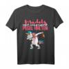 Einhorn Party T-Shirt für Mädels - Lustiges JGA Saufen Shirt mit Spruch 'egal was passiert pegel halten' für Junggesellinnenabschied & Party